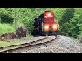 Watch This Train Climb Up The Hill & Railroad Switching On Cincinnati Eastern Railroad, Train Chase
