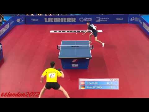 Dimitrij Ovtcharov vs Stefan Fegerl ETTC 2015  crazy poing
