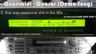 Video thumbnail for Quasimidi - Quasar Demo Song by Tonetrax