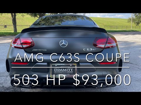 2021 Mercedes AMG C63S  Matte Finish 503 HP Review