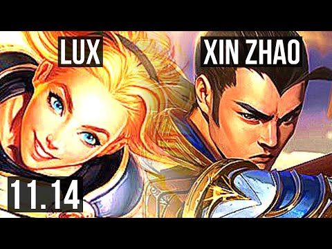 LUX vs XIN ZHAO (MID) | 11/1/13, Legendary, 600+ games, 800K mastery | BR Master | v11.14