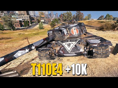 T110E4: 10k damage, 5 tanks destroyed - World of Tanks