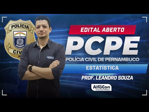 Concurso PC PE 2024 - Aula de Estatística - AlfaCon