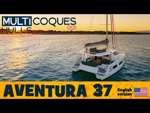 AVENTURA 37 Catamaran - Sea Trials teaser - Multihulls World Boat Review - Exclusive Video