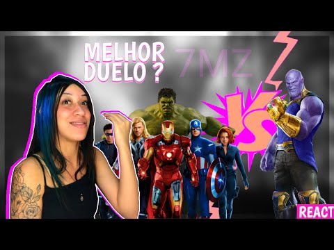 REAGINDO a Vingadores VS. Thanos | Duelo de Titãs (ESPECIAL VINGADORES: GUERRA INFINITA