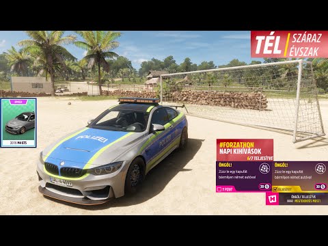 Forza Horizon 5 51 SERIES WINTER FORZATHON DAILY CHALLENGES SMASH A GOAL POST IN ANY  GERMAN VEHICLE