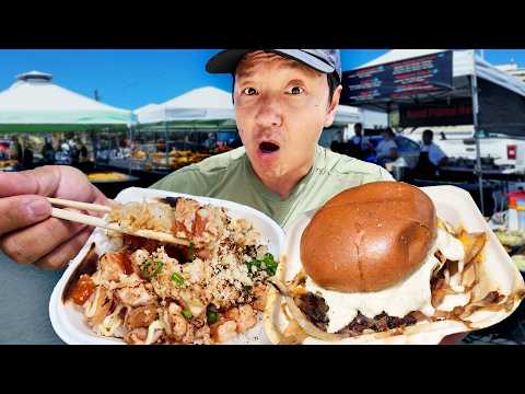 World’s MOST BEAUTIFUL Street Food Market in Honolulu Hawaii