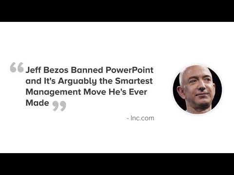 How Powerpoint Design Works And Why Jeff Bezos Is Wrong About Powerpoint