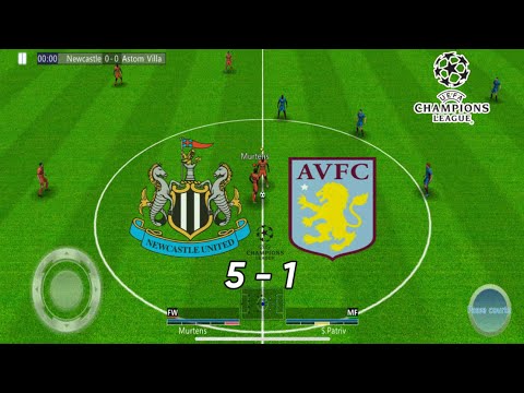 Winner Soccer Evo Elite/ Football de Vainqueur 2022 Gameplay New Castle Vs Aston Villa