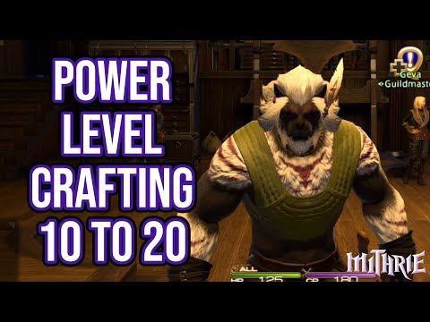 FFXIV 5.1 1402 Crafting 10 to 20 (Power Level Guide)