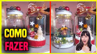 DIY DECORAO DE NATAL  - DECORAO ESPECIAL DE NATAL COM MATERIAL RECICLVEL