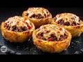 Just PRESS potatoes and add ground beef! My family begs for these crispy cups