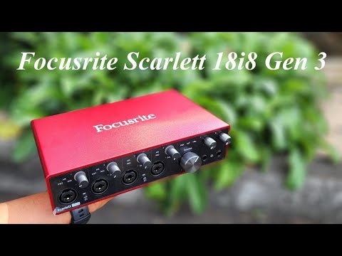 Focusrite Scarlett 18i8 Gen3 #gadgets #technology