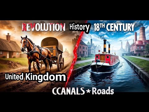 How Canals and Roads Revolutionized 18th Century Britain |History of The United Kingdom |18thCentury