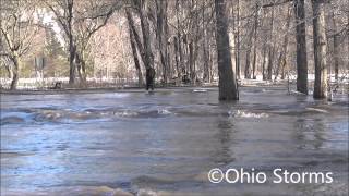 preview picture of video 'Vermilion River Ice Jam Day Two 3/12/15'