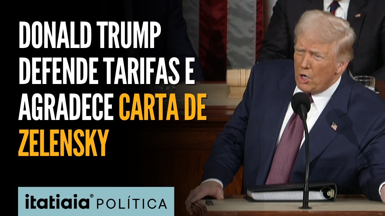 DONALD TRUMP DEFENDE TARIFAS AOS PAÍSES E AGRADECE CARTA DO PRESIDENTE DA UCRÂNIA ZELENSKY