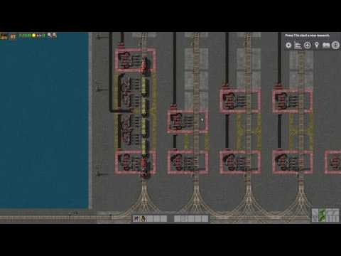 Factorio Mega Map RL04 Balanced Rail Loading / Unloading