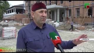 В селении Махкеты строится школа, рассчитанная на более 700 мест