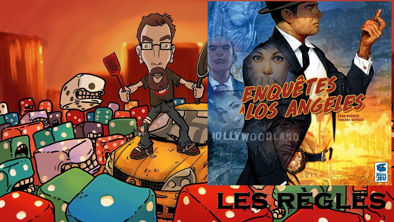 Enquêtes à Los Angeles : les règles (boîte reçue)