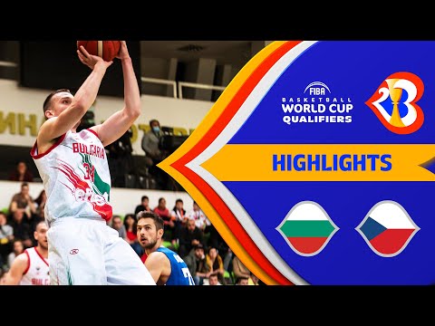 Bulgaria get their first win vs. Czech Republic | Basketball Highlights - #FIBAWC 2023 Qualifiers
