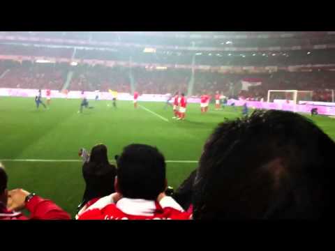 Hulk goal vs Benfica - 108km/h | Mística do Dragão