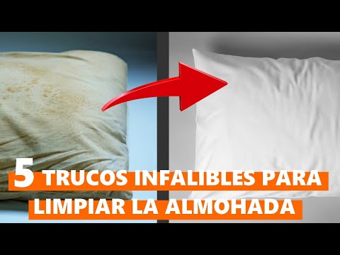 Cómo lavar una almohada fácilmente y dejarla como nueva