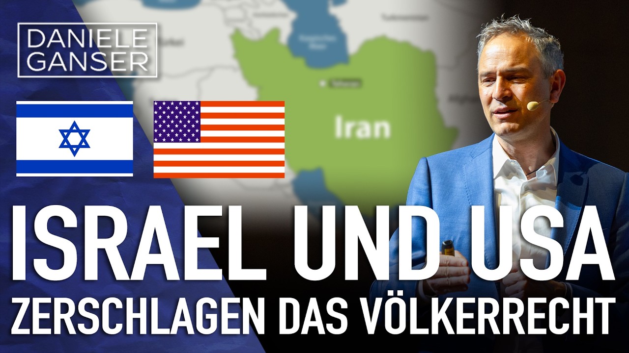 Dr. Daniele Ganser: Israel und die USA zerschlagen das Völkerrecht