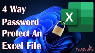 Password Protect An Excel File - 4 Fix How To