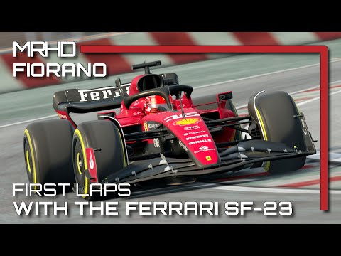 Charles Leclerc´s first laps with the new Ferrari SF-23 in Fiorano | Assetto Corsa