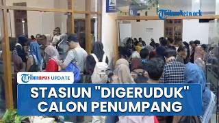 Imbas KA Bangunkarta Anjlok, Ratusan Calon Penumpang Serbu Stasiun Purwokerta Lakukan Refund