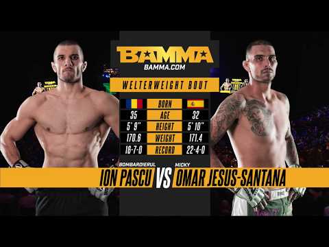 Ion Pascu vs Omar Jesus Santana | BAMMA 32
