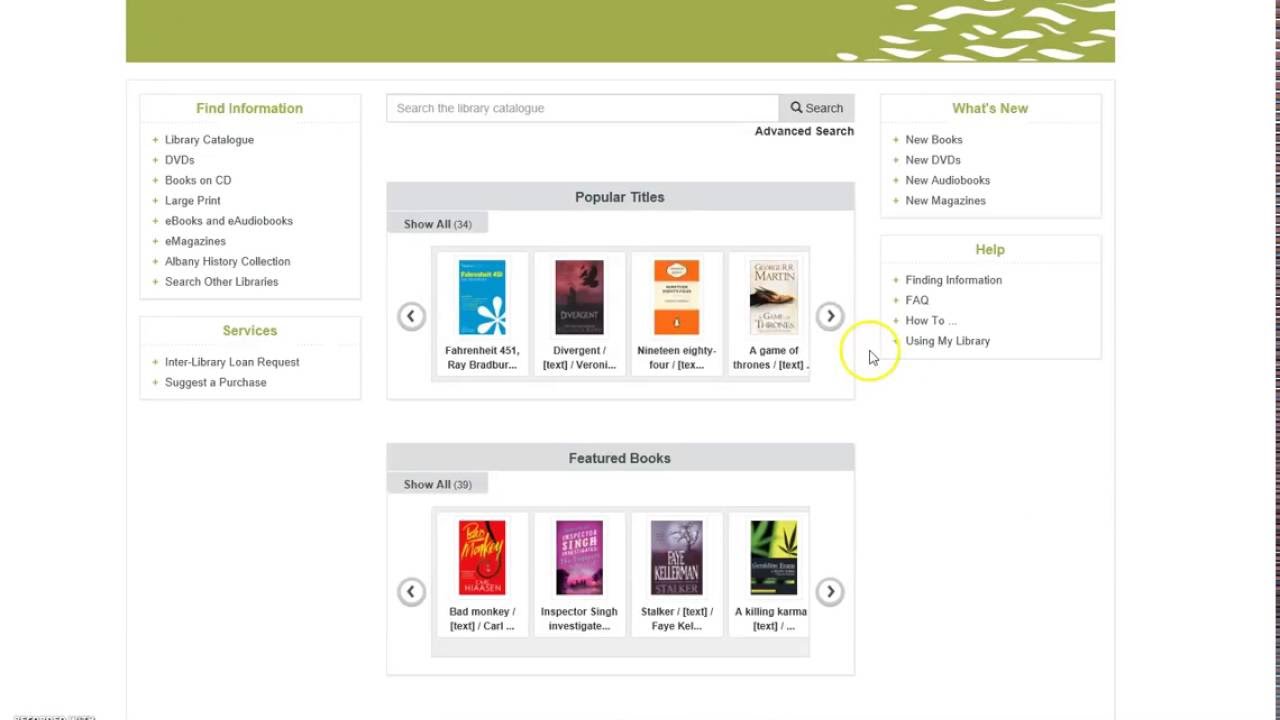 New  Library  System - SPYDUS OPAC