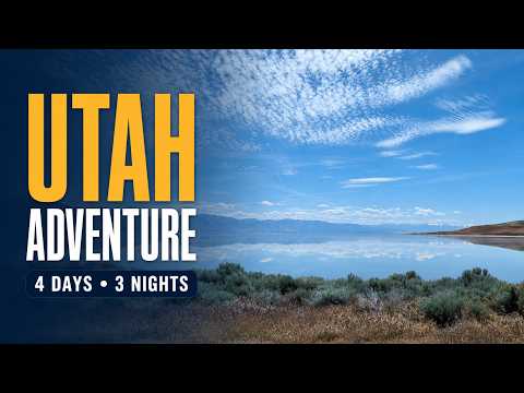 4 Day Utah Road Trip Itinerary | Salt Lake City, Antelope Island, Snowbird and Bonneville Salt Flats