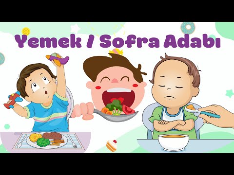 Yemek ve Sofra Adabı Yemek Yeme Kuralları Resimli Sofra Adabı