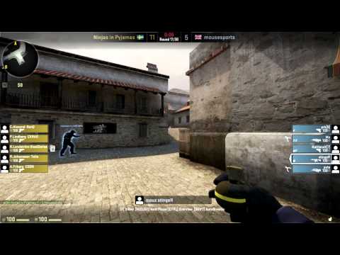 CS:GO Dreamhack Winter 2012 Ninjas in Pyjamas vs Mousesports on mirage
