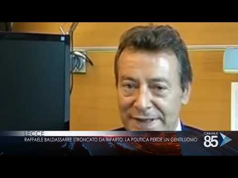 10 novembre 2018   Lecce   Raffaele Baldassarre stroncato da infarto La politica perde un gentiluomo