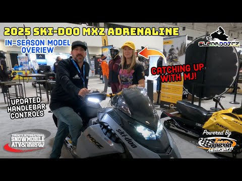 2025 Ski-Doo MXZ Adrenaline w/ Blizzard Package | Catching Up With MJ | Toronto Snowmobile Show