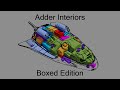 Elite Dangerous Adder Interiors Boxed Edition