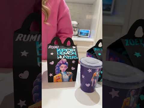 KPOP DEMON HUNTER HAPPY MEALS 🤩💕💙
