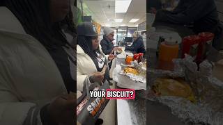 THEY COULDNT EVEN WAIT TO SIT N EAT AT JAKK FROST HALAL BREAKFAST ON SOUTH STREET