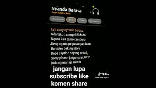 Download lagu lirik lagu dj nyanda brasa mp3