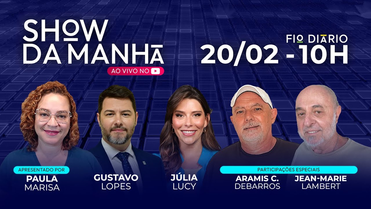 SHOW DA MANHÃ - MORAES NA MIRA DA JUSTIÇA DOS EUA - 20/02/2025
