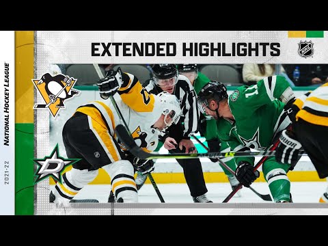 Pittsburgh Penguins vs Dallas Stars Jan 8, 2022 HIGHLIGHTS