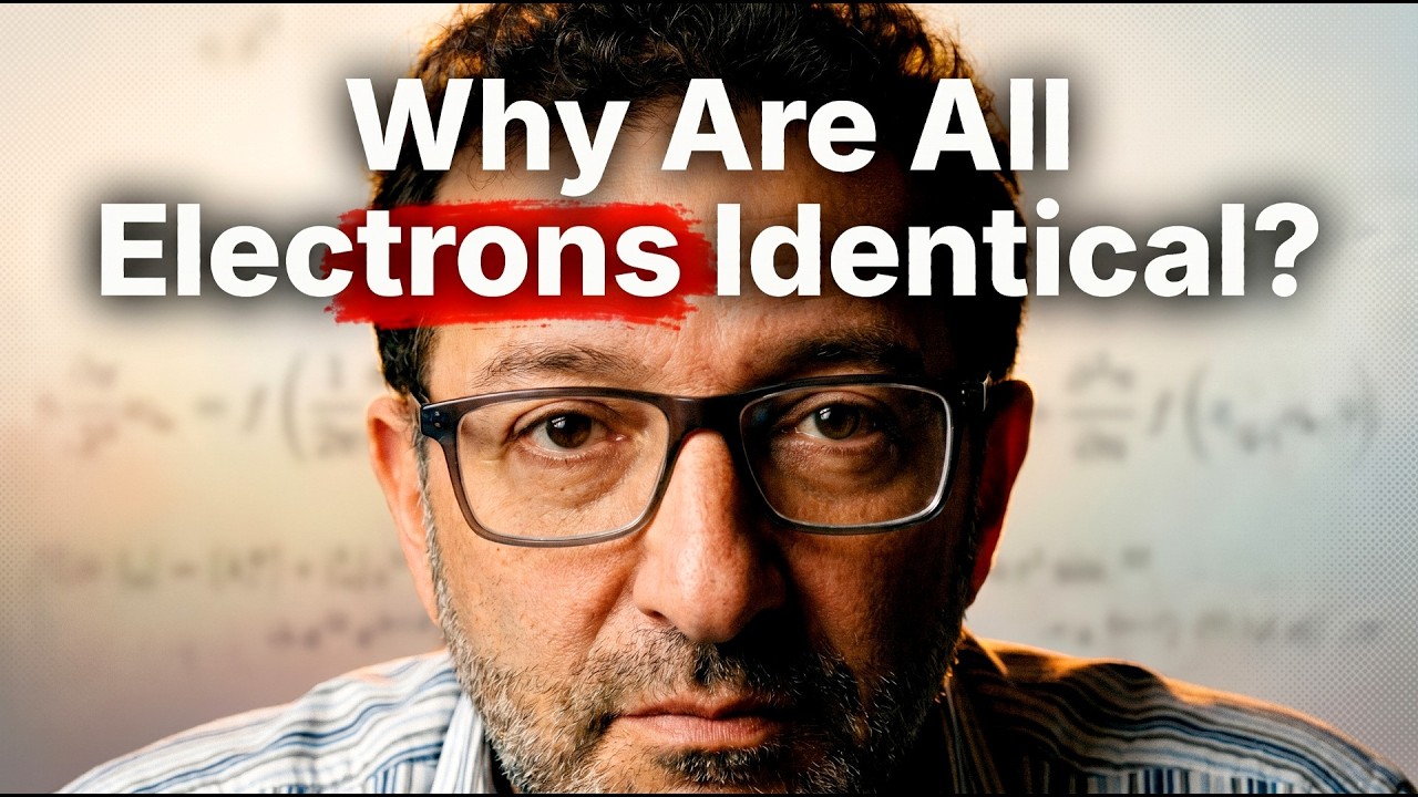 Why Are All Electrons Identical?