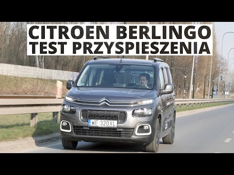 Citroen Berlingo 1.2 PureTech 130 KM (AT) - przyspieszenie 0-100 km/h