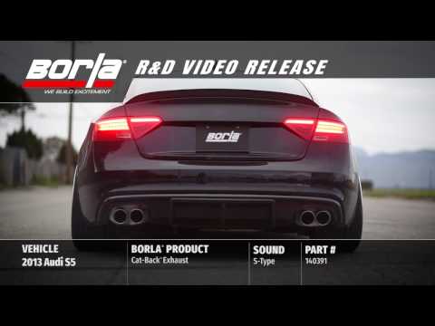 Borla Exhaust for the 2008-2017 Audi S5