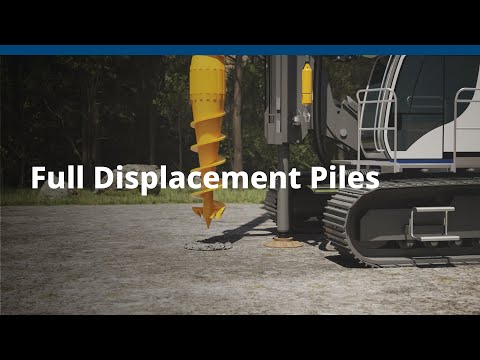 Full displacement pile drilling (FDP method) | BAUER Maschinen GmbH