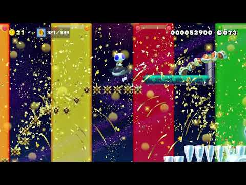 真★宇宙の全自動マリオ Automatic(100second) by Ľ　かいと　ZZ　ĸ 🍄 Super Mario Maker 2 ✹Switch✹ #aoe