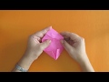 Como hacer una flor de loto en origami - Tutorial.