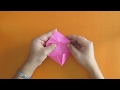 Como hacer una flor de loto en origami - Tutorial.